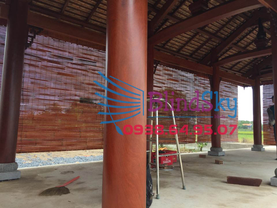 Mua mành sáo tre trúc nhà gỗ tại Phú Giáo